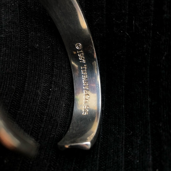 Rare Vintage 1997 Tiffany & Co. Silver Cuff Bracelets - Picture 4 of 6